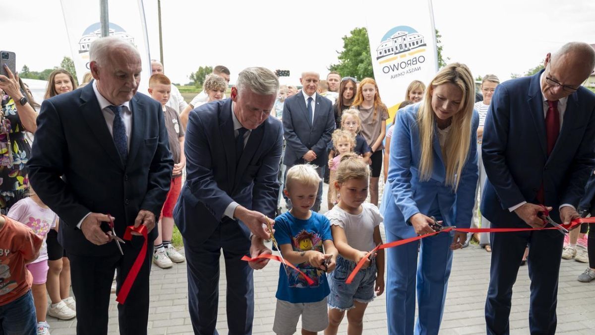 1 września w Obrowie otwarto samorządowe przedszkole i żłobek