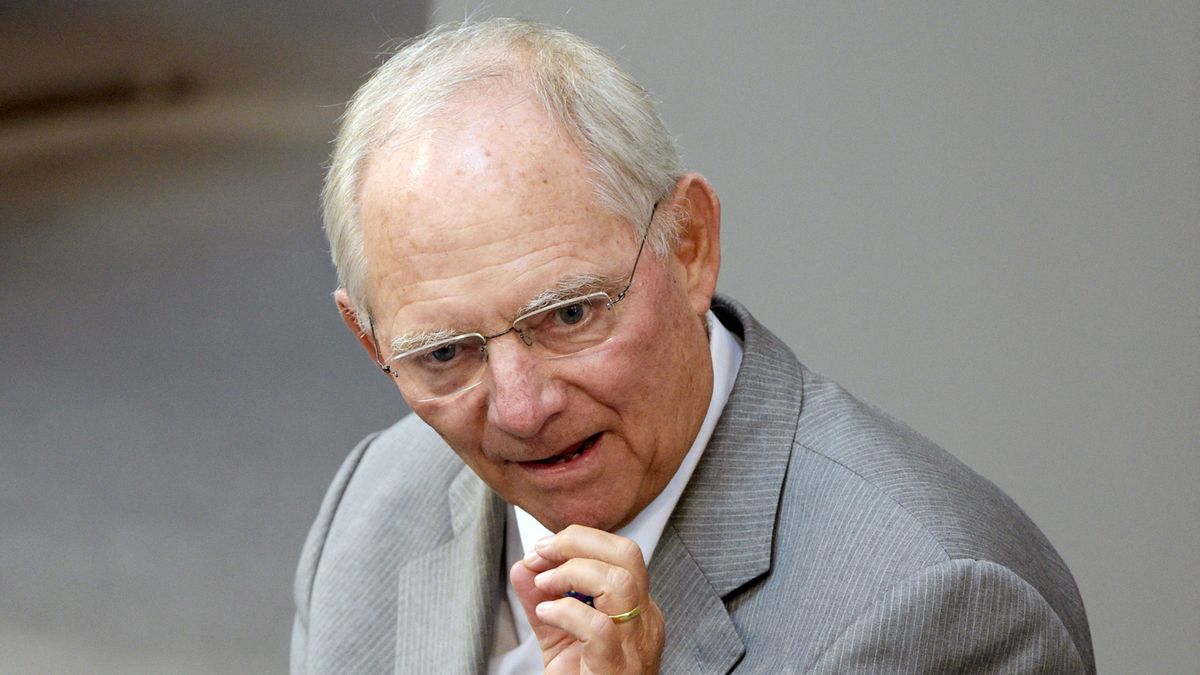 Wolfgang Schaeuble, Minister Finansów Niemiec