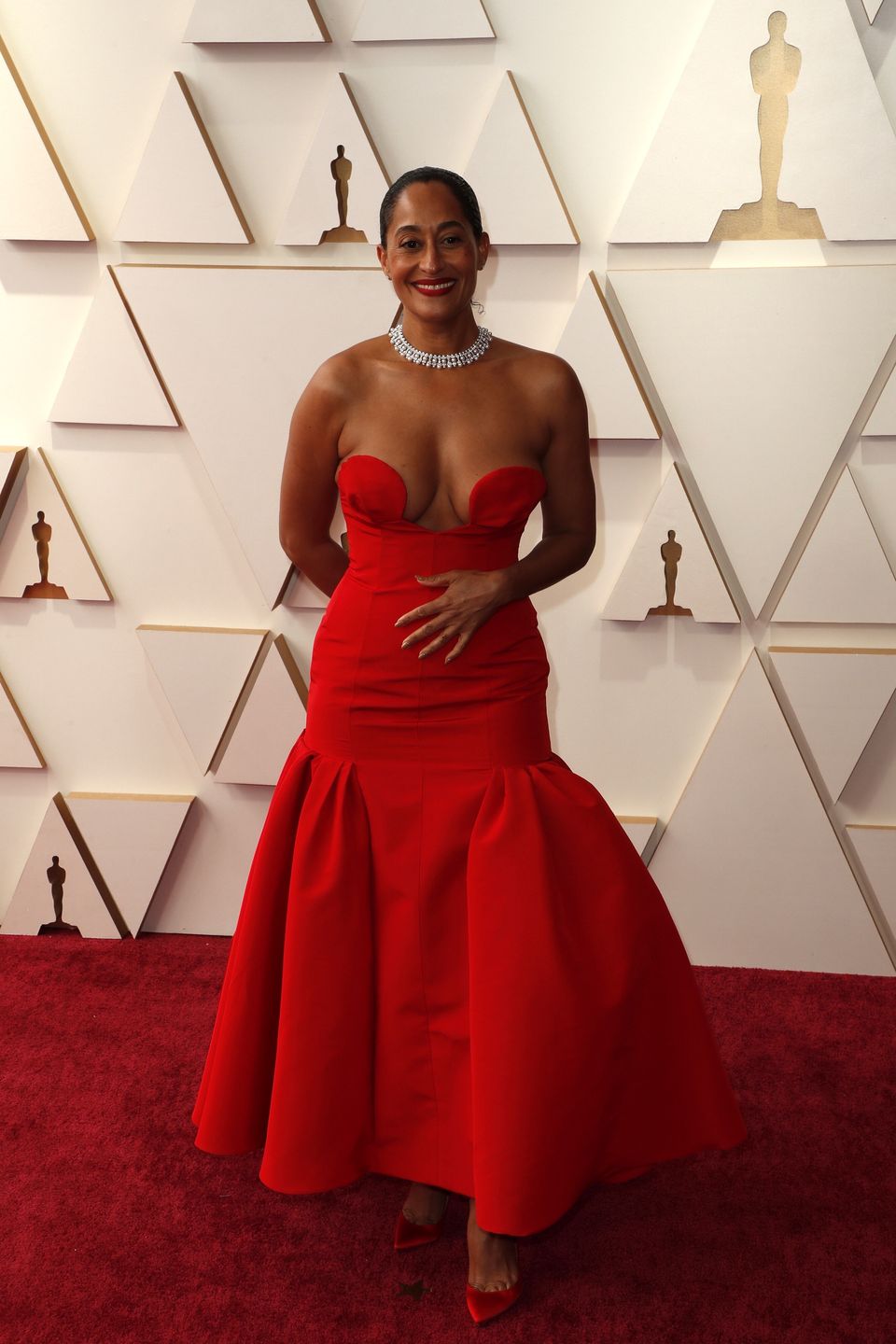 Arrivals - 94th Academy Awards
epa09853789 Tracee Ellis Ross arrives for the 94th annual Academy Awards ceremony at the Dolby Theatre in Hollywood, Los Angeles, California, USA, 27 March 2022. The Oscars are presented for outstanding individual or collective efforts in filmmaking in 24 categories.  EPA/DAVID SWANSON 
Dostawca: PAP/EPA.
DAVID SWANSON