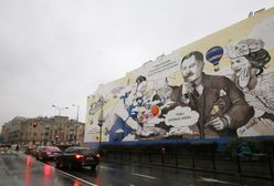 Na Pradze pojawił się mural. Zdaniem konserwatora zabytków - nielegalnie