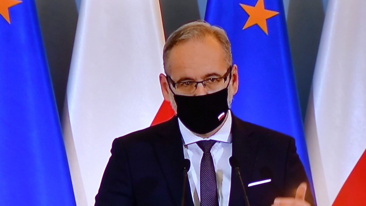 minister zdrowia Adam Niedzielski