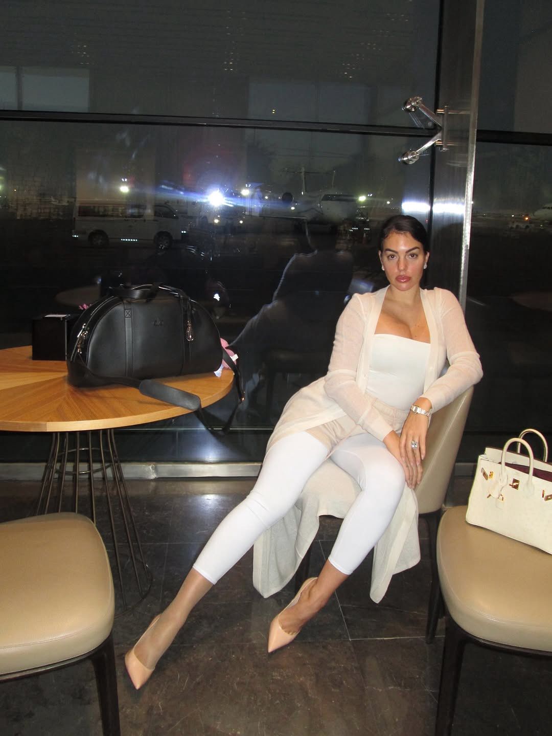 Georgina Rodriguez na pokładzie prywatnego odrzutowca