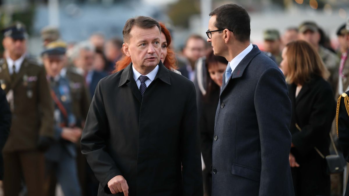 Mariusz Błaszczak i Mateusz Morawiecki 