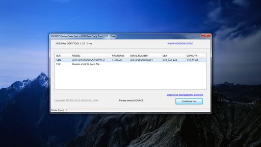 HDD Raw Copy Tool