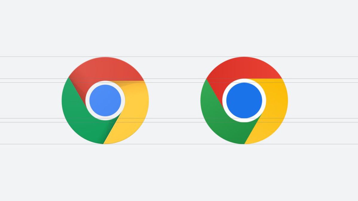 Stare i nowe logo Google Chrome