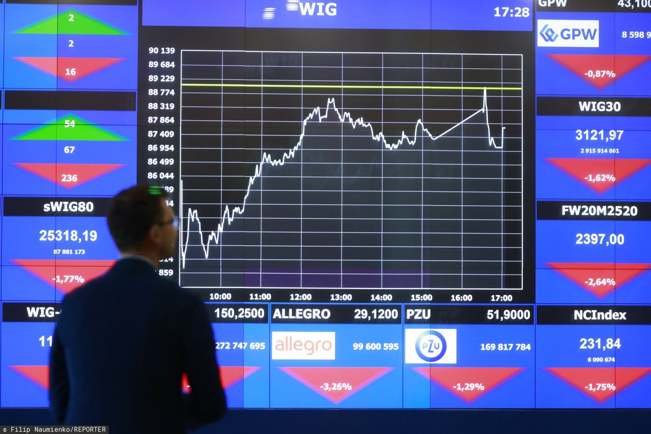 Jedna z "najdziwniejszych sesji w historii". Oceniają to, co stało się na polskiej giełdzie