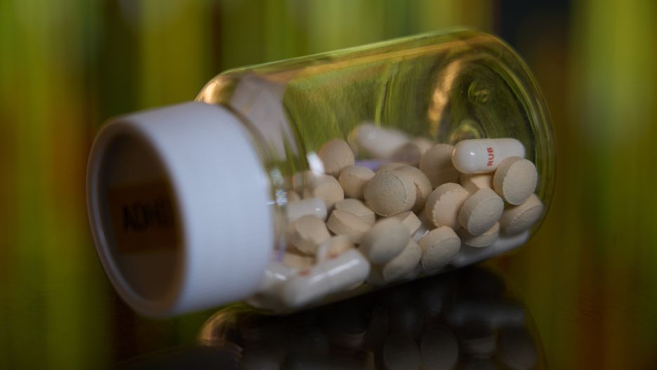 Packaging and pills of different types of psychotropic medications are seen in this illustration photo taken in Warsaw, Poland on 22 April, 2025. (Photo by Jaap Arriens/NurPhoto via Getty Images)