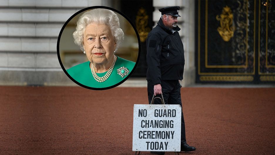 Zamieszanie przez Pałacem Buckingham