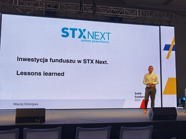 SoDA Conference, Maciej Dziergwa, STX Next