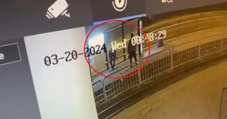 Podpalił mężczyznę na przystanku w Łodzi. Przerażające nagranie