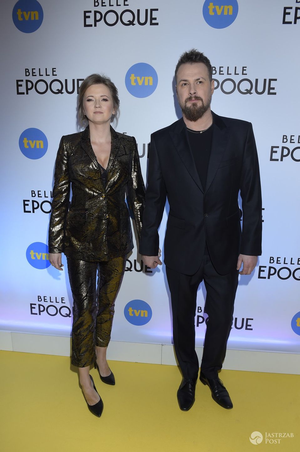 Paweł Małaszyński i Joanna Chitruszko - premiera serialu Belle Epoque