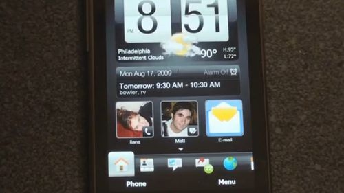 HTC TouchFlo 3D 2.6 na filmie 1