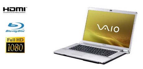 Nowe laptopy Vaio z ekranem HD 16,4 cala