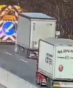 Tragiczny wypadek na słowackiej autostradzie. Wszystko nagrały kamery