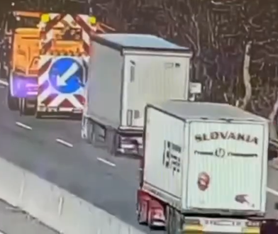 Tragiczny wypadek na słowackiej autostradzie. Wszystko nagrały kamery