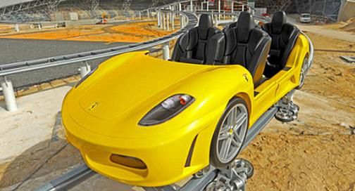 Najszybszy rollercoaster na świecie - oczywiście Ferrari!