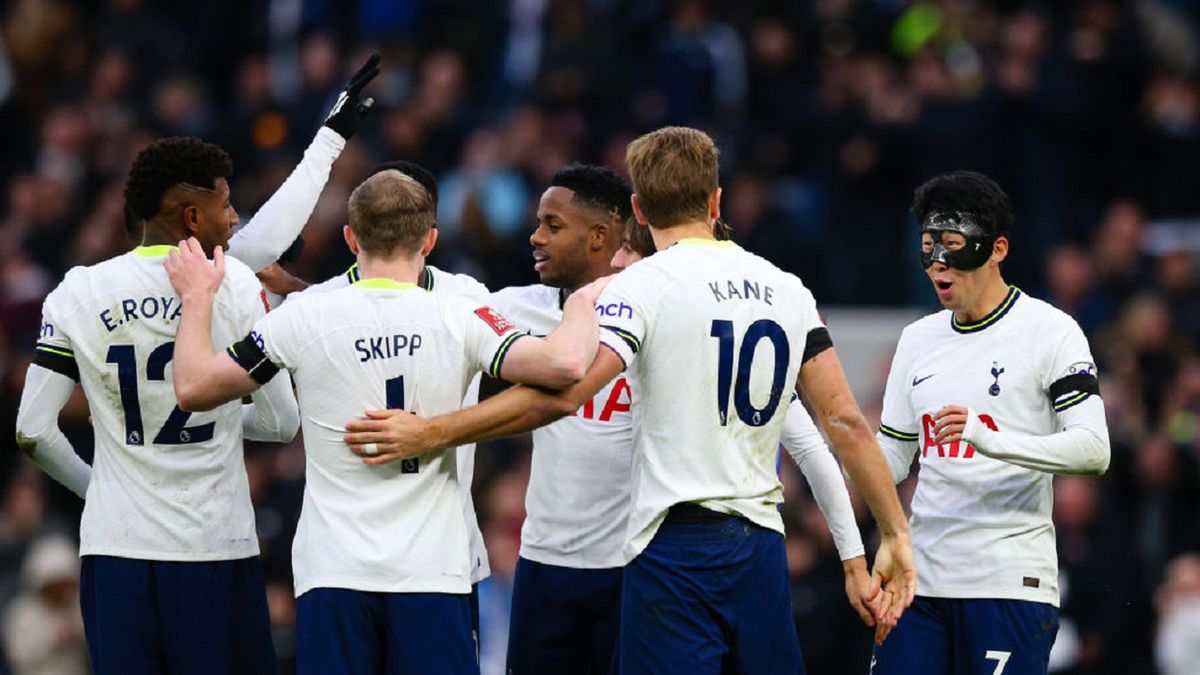 Getty Images /  Craig Mercer/MB Media / Na zdjęciu: piłkarze Tottenhamu Hotspur