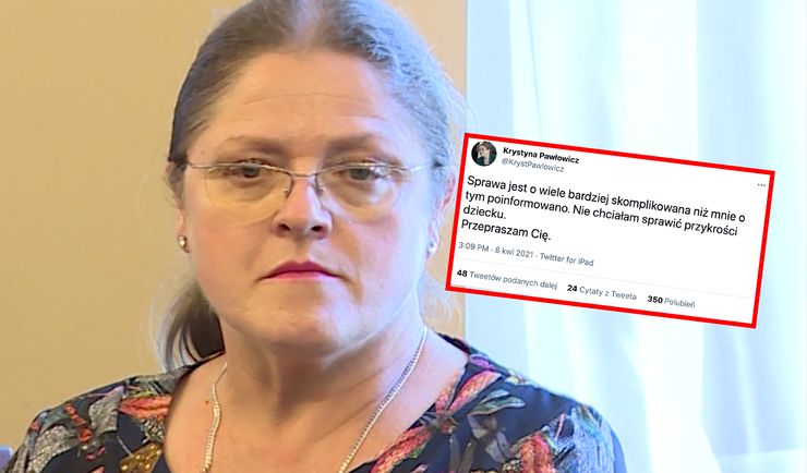 Krystyna Pawłowicz przeprasza za swój wpis. Uderzyła w transpłciowe dziecko. "Obrzydliwe"