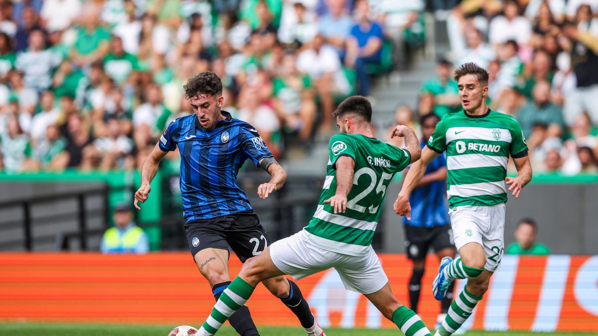 PAP/EPA / Jose Sena Goulao / Mecz Ligi Europy: Sporting - Atalanta BC