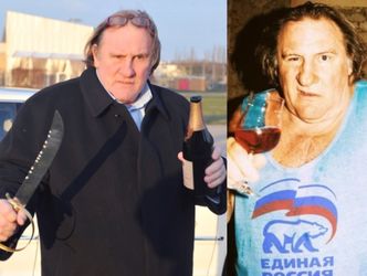 Depardieu: "Piję 14 butelek alkoholu dziennie! Nigdy NIE JESTEM PIJANY"