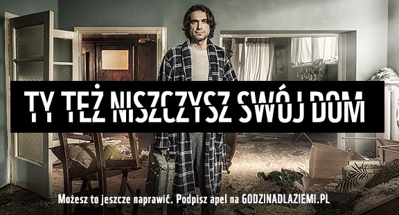 „Ty też niszczysz swój dom” - Marcin Dorociński w spocie WWF na Godzinę dla Ziemi (wideo)