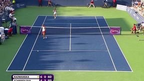 Radwańska - Schmiedlova: Słowaczka przegoniona po korcie
