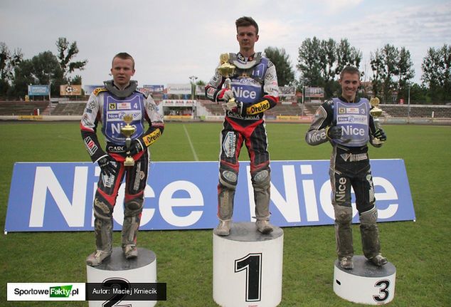 Najlepsza trójka I rundy Nice Cup grupy północnej w Ostrowie Wielkopolskim