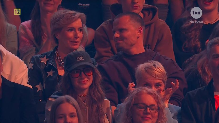 Paulina Smaszcz i Marcin Hakiel na widowni "You Can Dance"