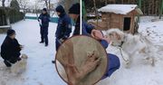 Gmina Tuchomie: Minus 20°C i metrowy łańcuch. Pomoc przyszła z Bytowa
