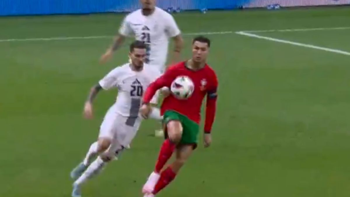 Twitter / TVP Sport / Na zdjęciu: Cristiano Ronaldo