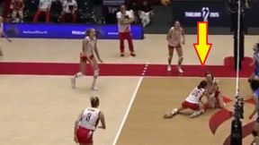 "Ojojojoj". Chwile grozy podczas meczu Polek