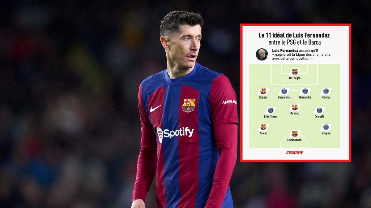 Getty Images / Alex Caparros/Twitter / Na zdjęciu Robert Lewandowski