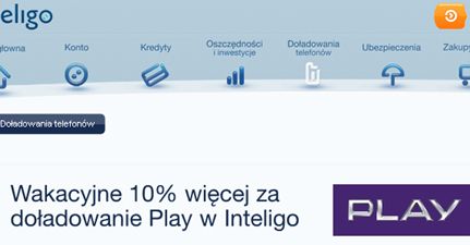 Wspólna promocja Play i Inteligo