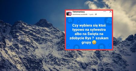 "Litości". Chcieli zdobyć Rysy w święta lub sylwestra