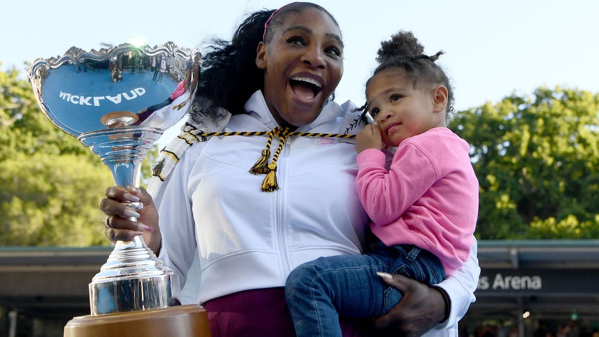 Serena Williams z córeczką
