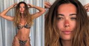 Sandra Kubicka pręży się w panterkowym bikini i prezentuje SPALONY NOS