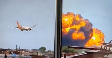 Samolot rozbił się w Indiach. Na nagraniu widać moment katastrofy