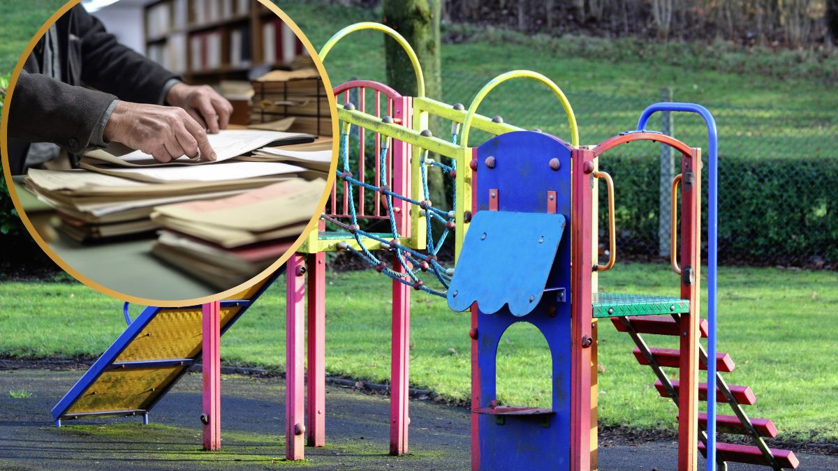 Na placu zabaw znajdowały się akta z postępowania karno-skarbowego
