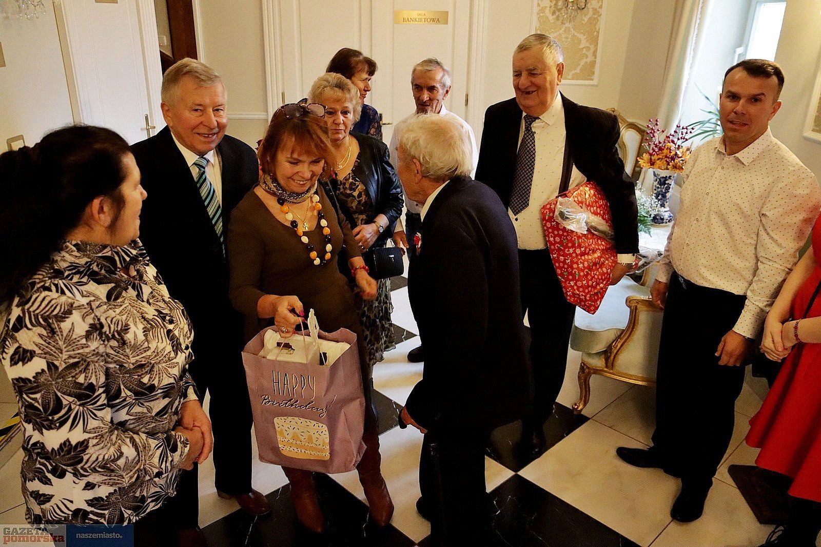 100. urodziny Stanisława Szafrańskiego z Ostrowitka