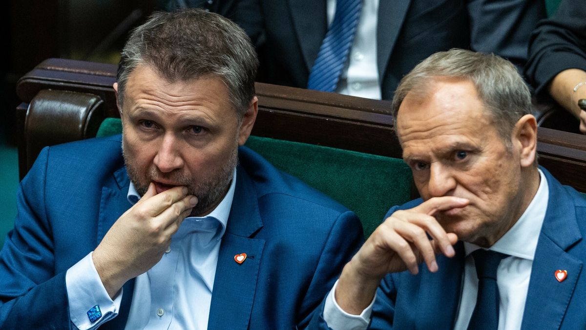 Marcin Kierwinski i Donald Tusk
