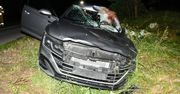 Zderzenie z łosiem pod Sochocinem. 44-letni kierowca trafił do szpitala!