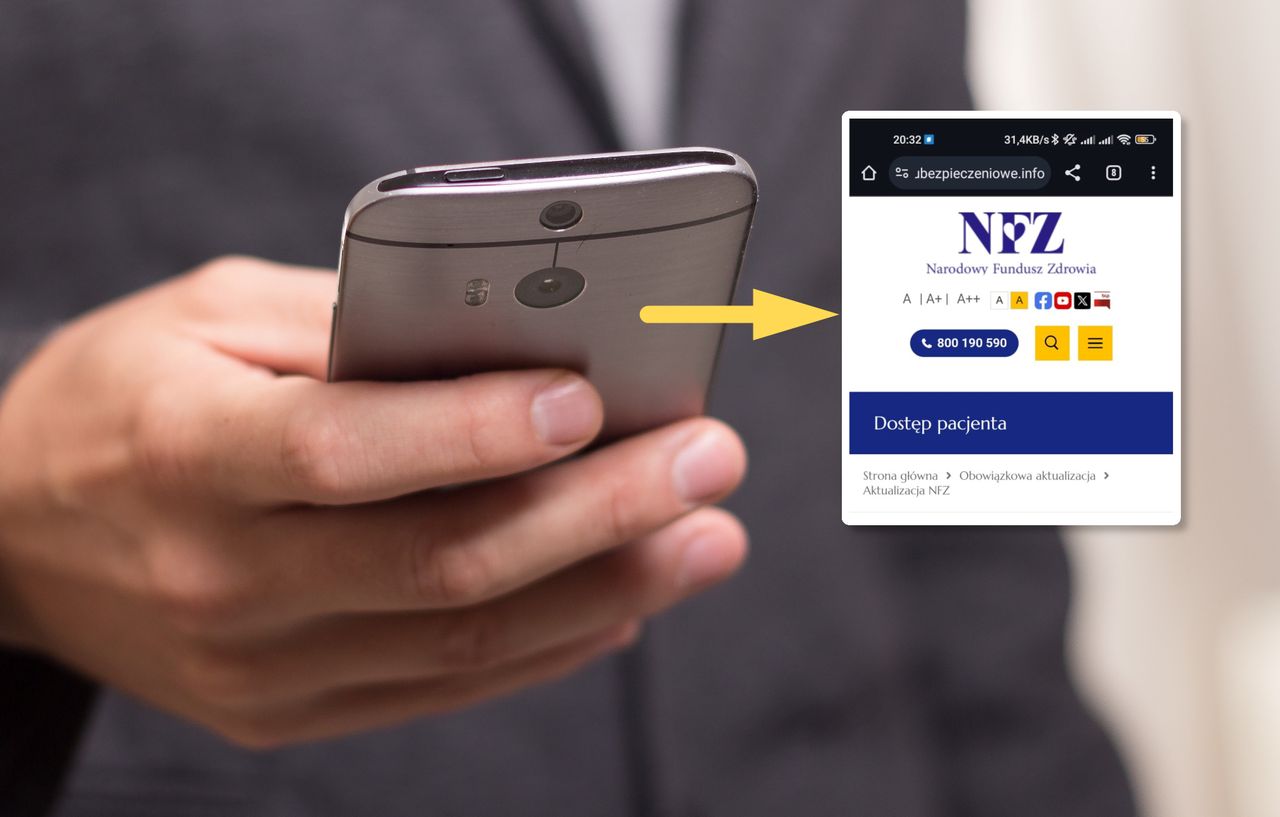 Uwaga na fałszywą "aktualizację" NFZ