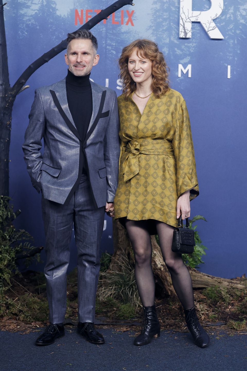 Marcin Bosak i Maria Bednarz na premierze serialu "Rojst Millenium"