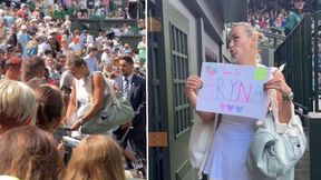 Pokazała do kamery. Taki prezent Sabalenka dostała po meczu