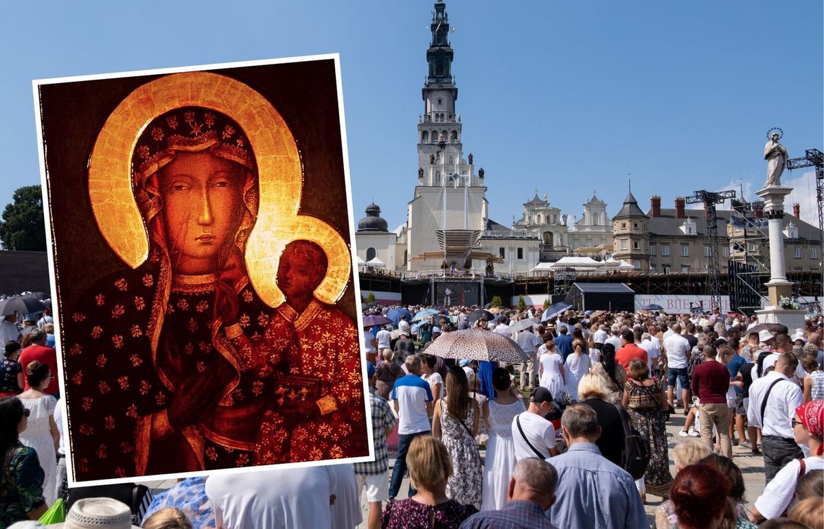 Co roku w sierpniu tysiące pielgrzymów przybywa do Częstochowy, by modlić się przed obrazem "Czarnej Madonny"
