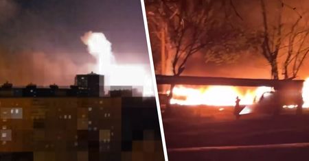 Zmasowany atak na Dniepr i Charków. Dziesiątki eksplozji