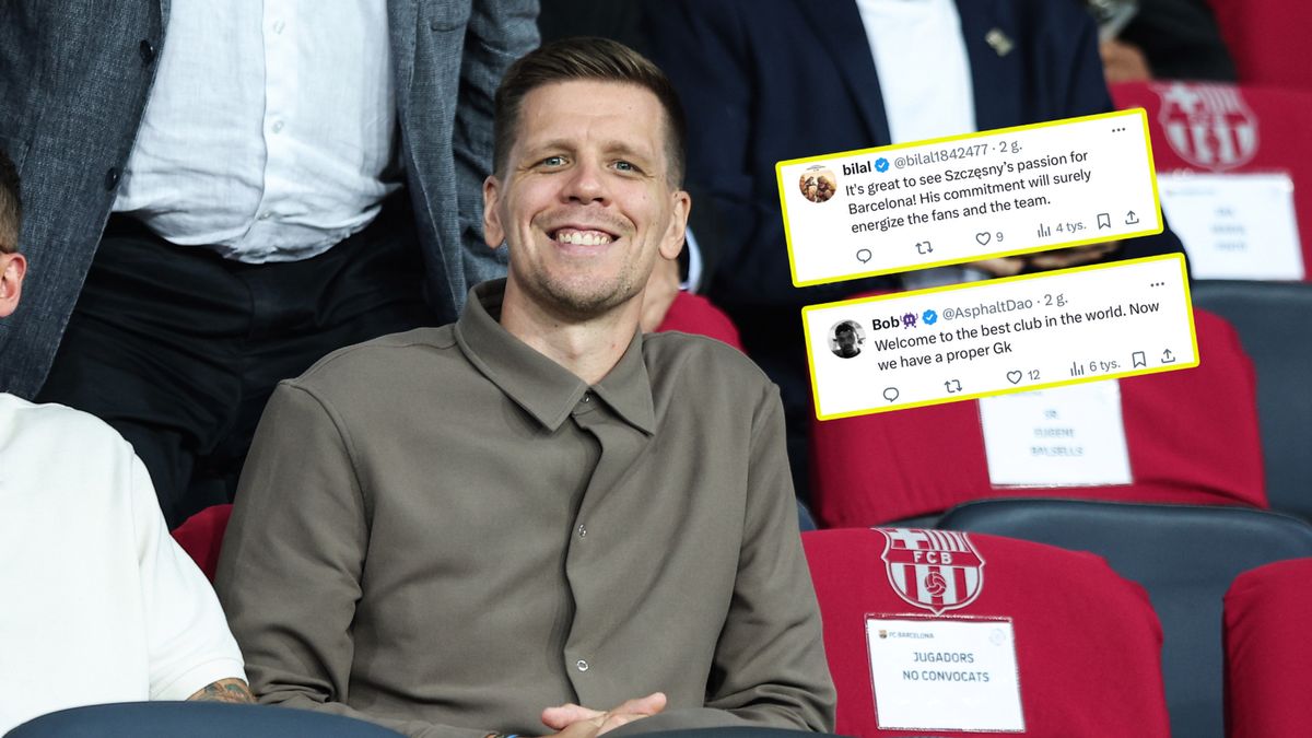 Zdjęcie okładkowe artykułu: WP SportoweFakty / Na zdjęciu: Wojciech Szczęsny (Getty Images), w ramkach: komentarze fanów FC Barcelony (X)