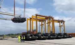 Abramsy już w Szczecinie. "Pancerna kurtyna"