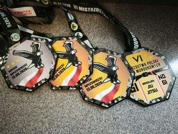 Cztery medale dla funkcjonariuszy z Płocka na mistrzostwach w Brazylijskim Jiu-Jitsu