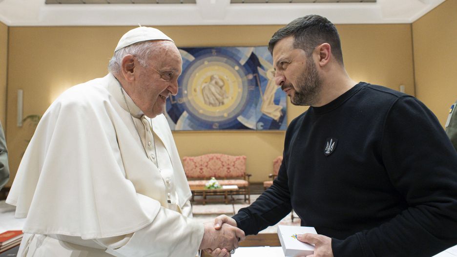 Papież przyjął w Watykanie prezydenta Ukrainy.